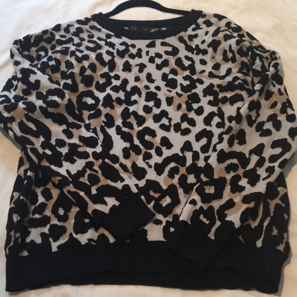 Cheetah Print Sweater